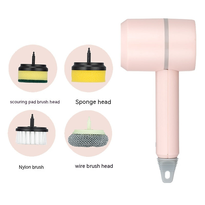 Electric Cleaning Brush for Home Use: Ideal for bathroom, car, and kitchen cleaning tasks.