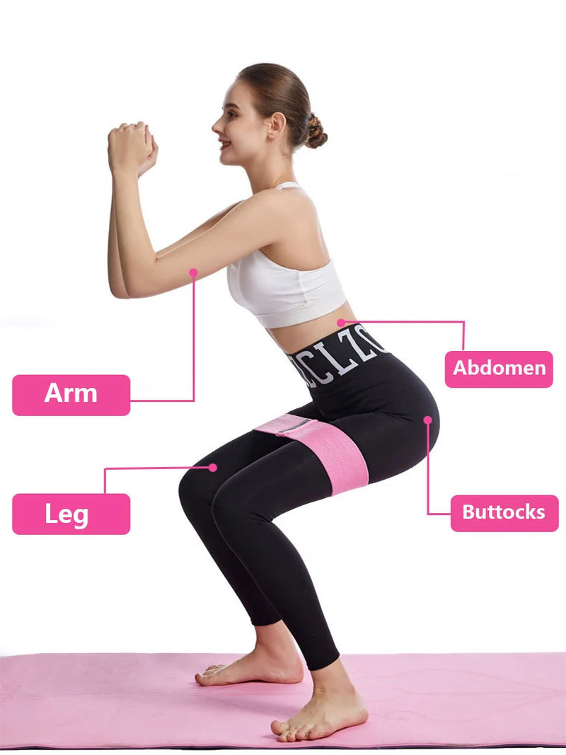 Resistance band for home fitness