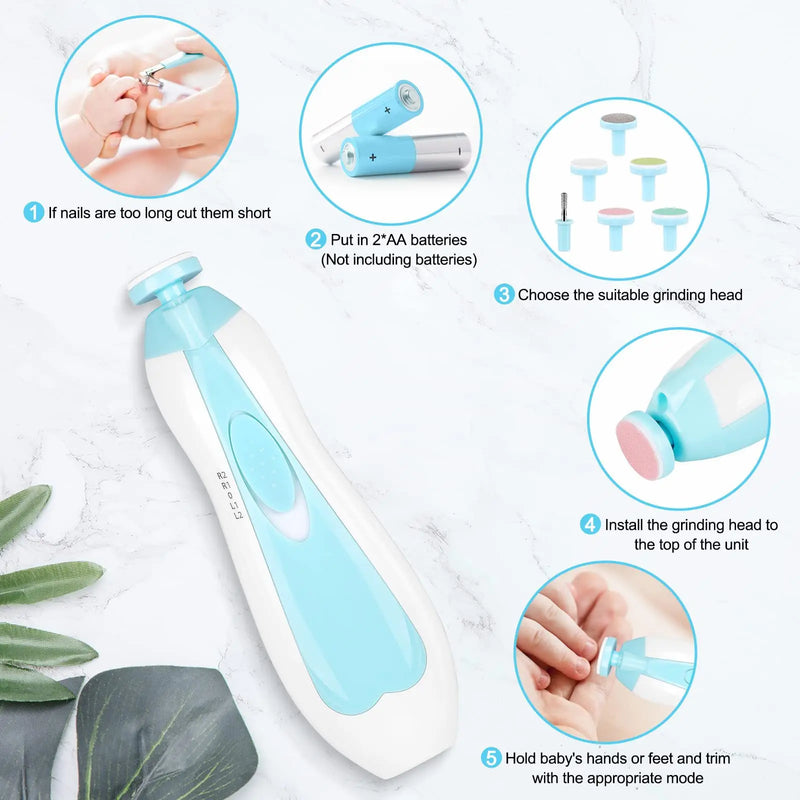 Electric nail clipper for children