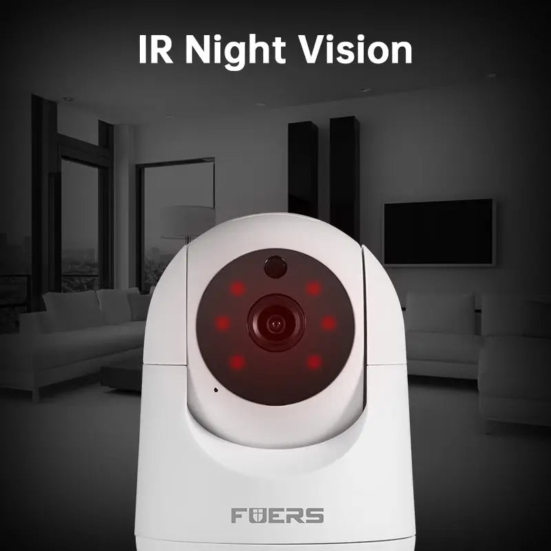 Indoor WiFi Camera for Home Security with AI Motion Detection, Baby/Pet Camera with Phone App, Color Night Vision, Two-Way Audio, 24/7, Siren, TF/Cloud Storage.