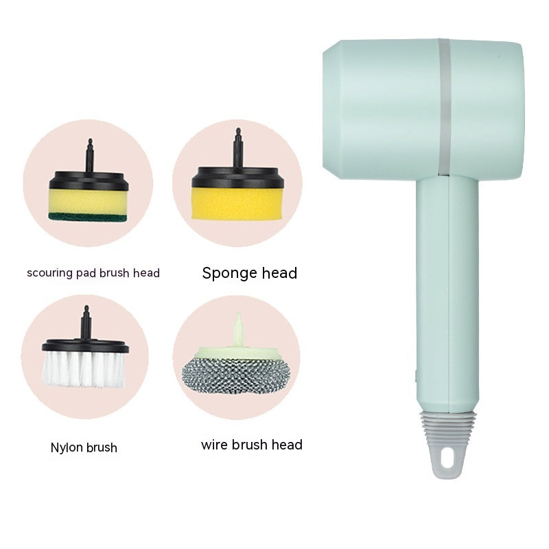 Electric Cleaning Brush for Home Use: Ideal for bathroom, car, and kitchen cleaning tasks.
